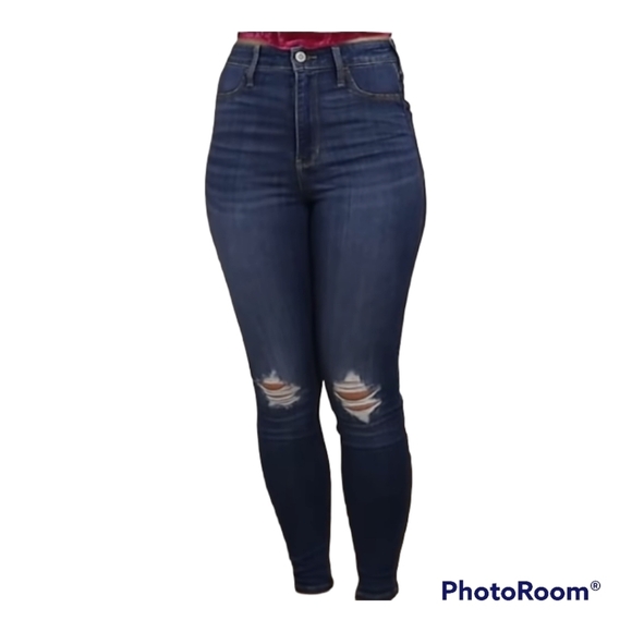 Hollister Denim - Hollister High-Rise Blue Jeans Jeggings